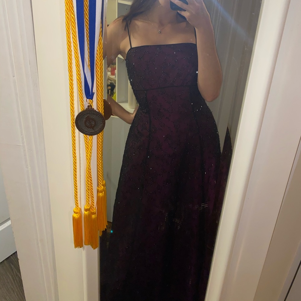 Beautiful black and pink formal dress